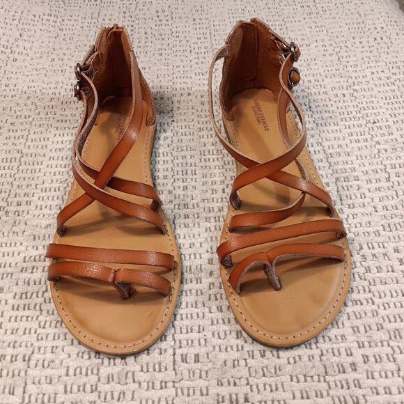 American Eagle Outfitters AEO women's strappy thong sandals sz 8 - Picture 2 of 13